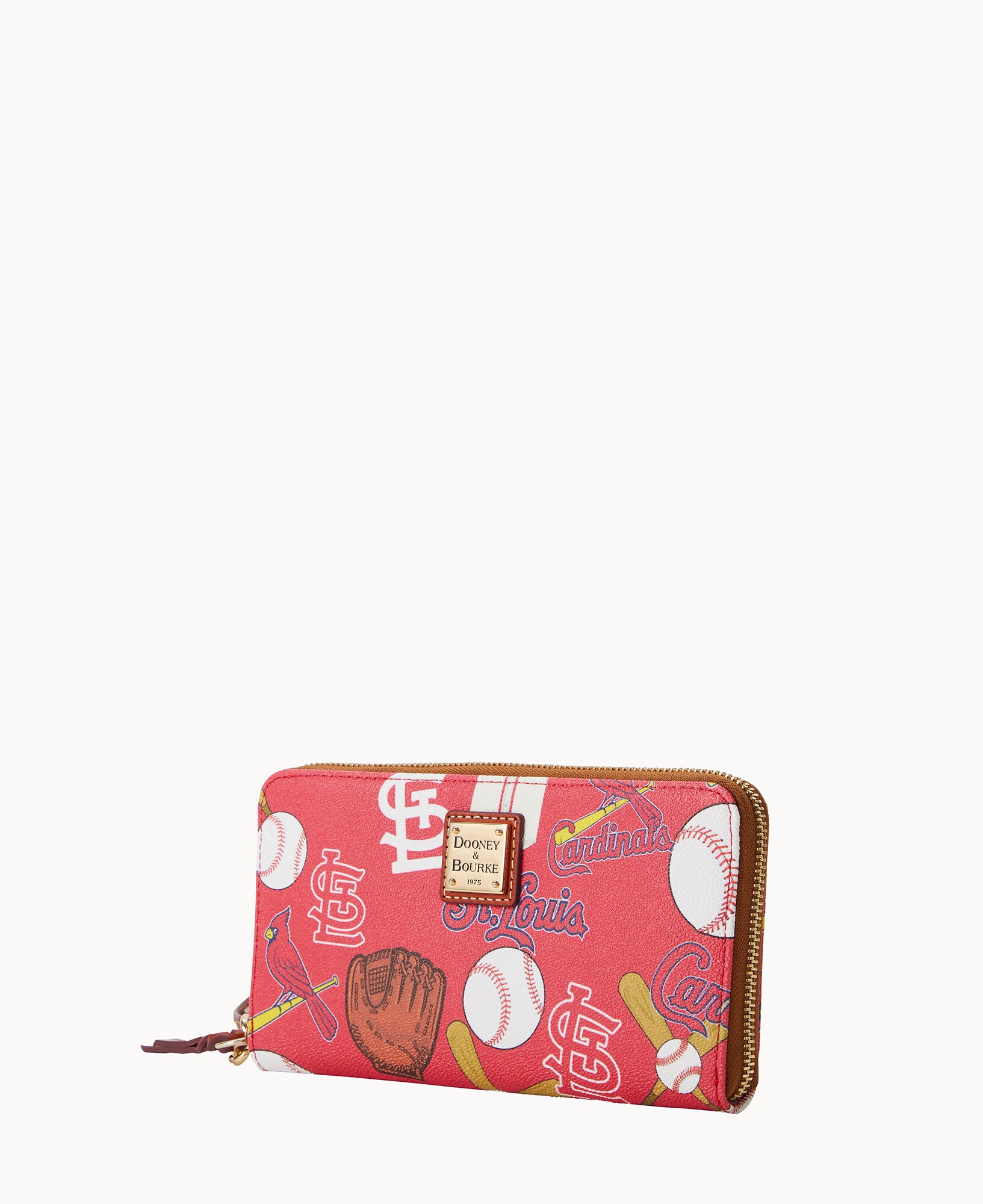 MLB Cardinals Large Zip Around Wristlet - Image 2