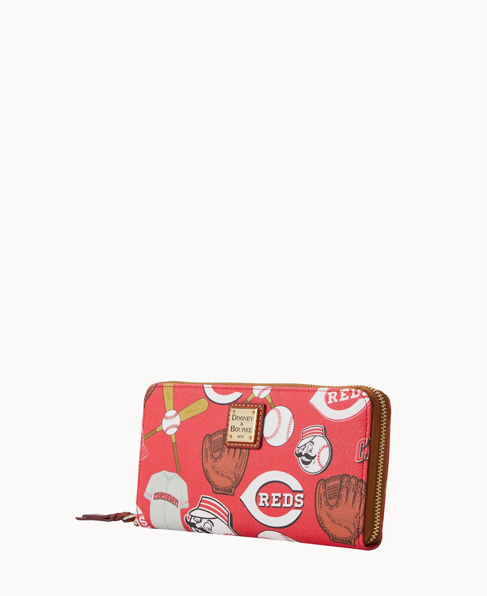 MLB Reds Large Zip Around Wristlet - Image 2