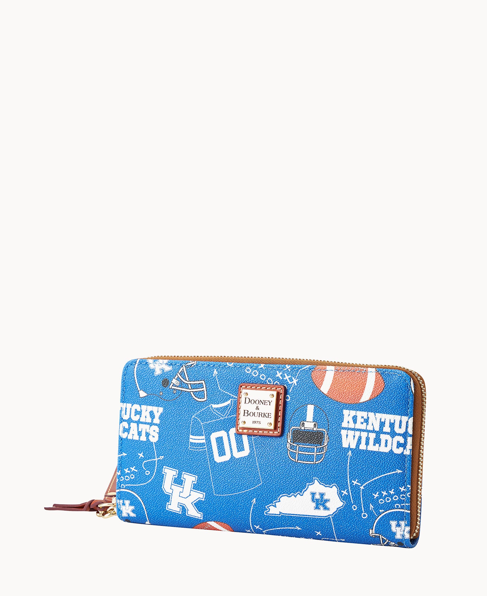 Collegiate University of Kentucky Large Zip Around Wristlet - Image 2