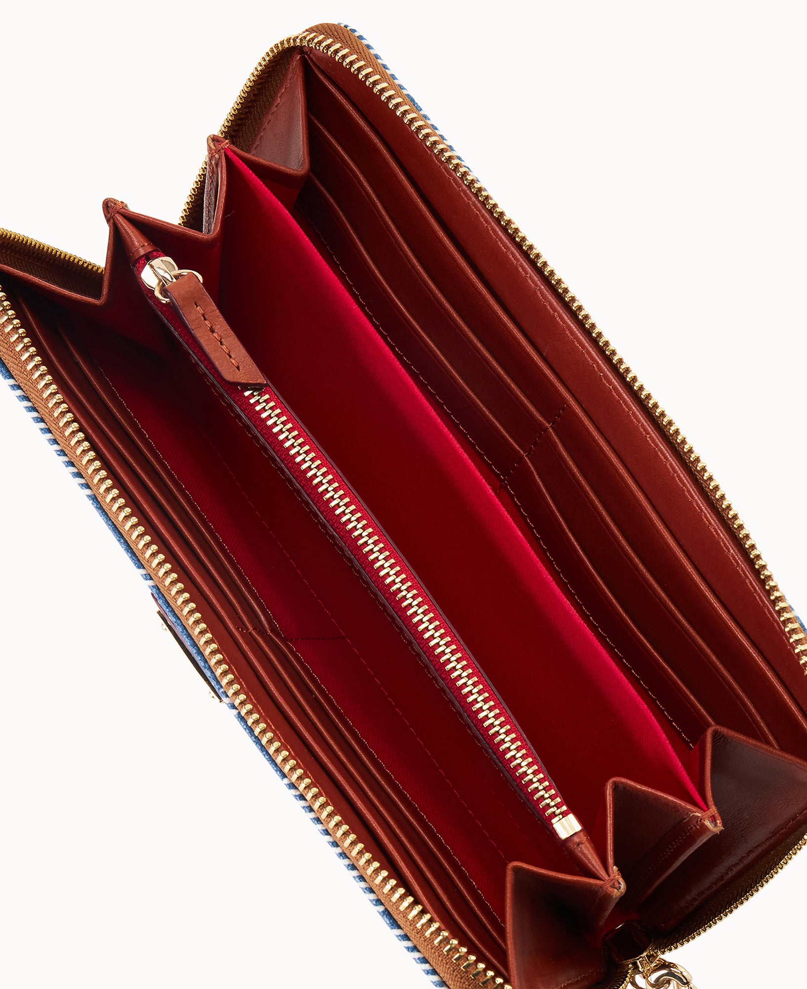 Oxford Large Zip Around Wallet - Image 6