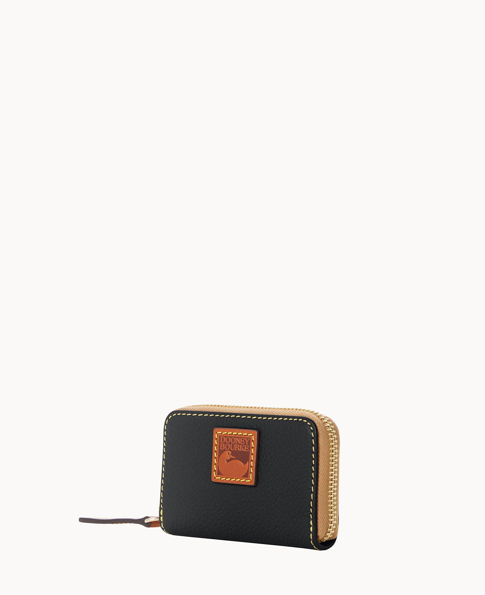 Pebble Grain Zip Around Credit Card Case - Image 8