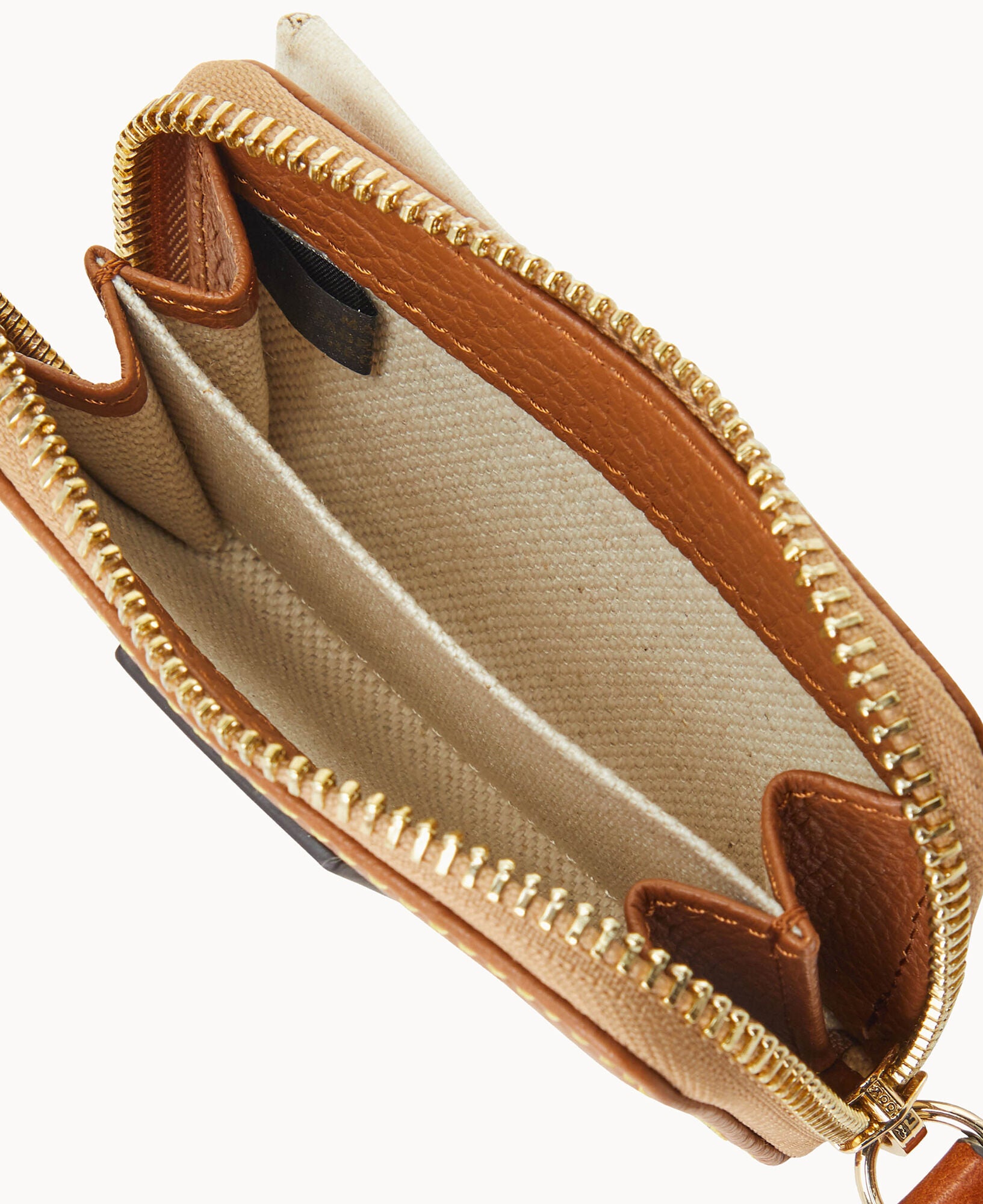 Pebble Grain Zip Around Credit Card Case - Image 30