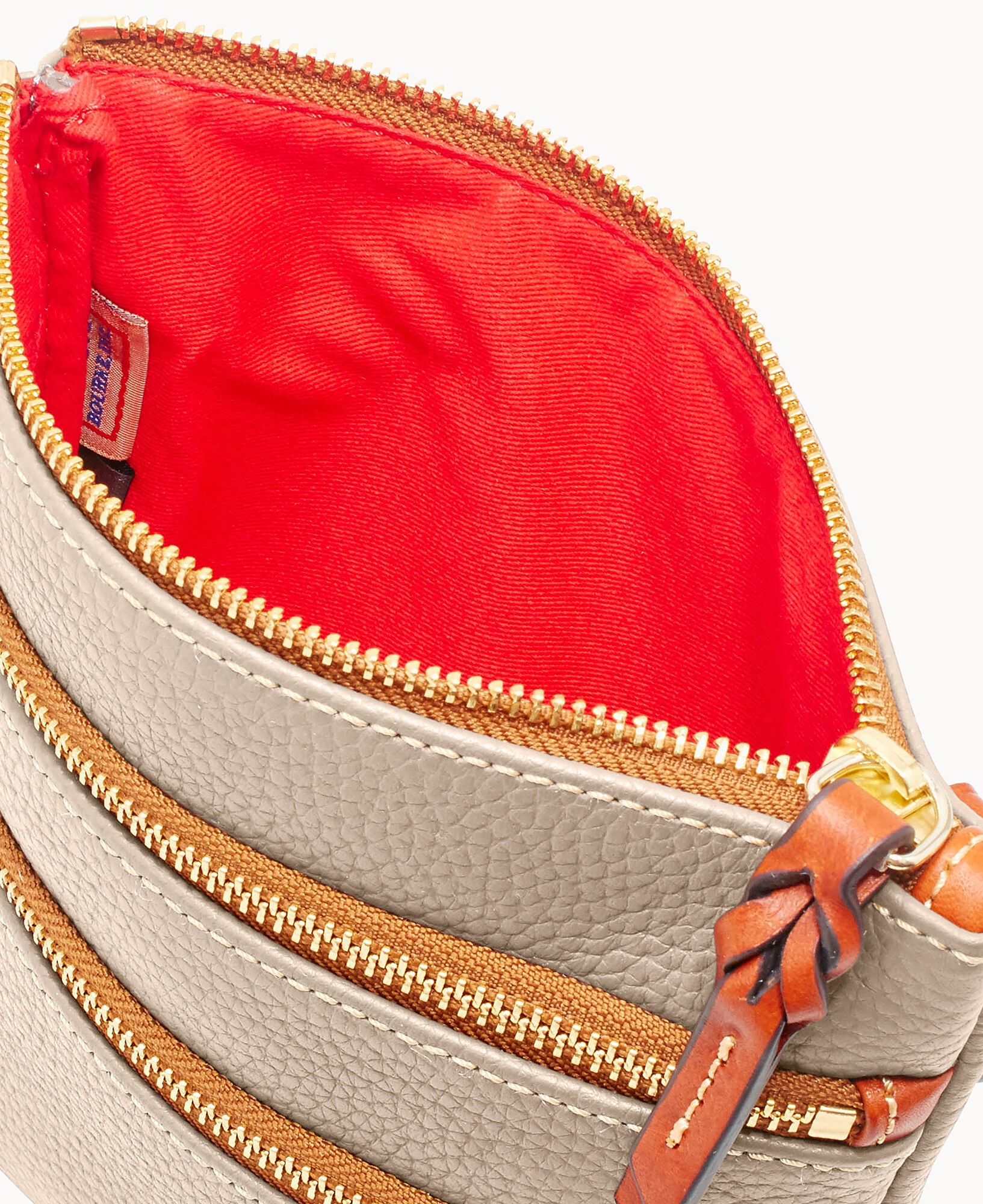 Pebble Grain North South Triple Zip - Image 15