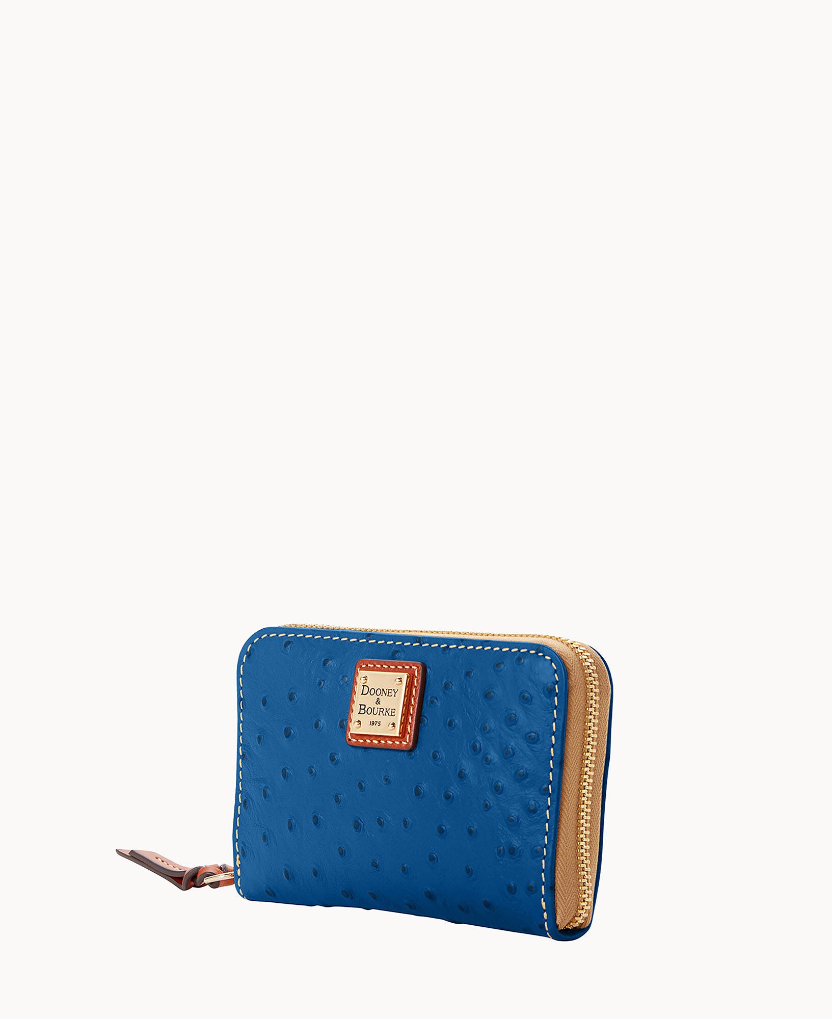 Ostrich Medium Zip Around Wallet - Image 8