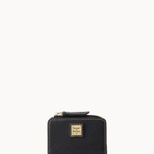 Pebble Grain Zip Credit Card Wallet 12