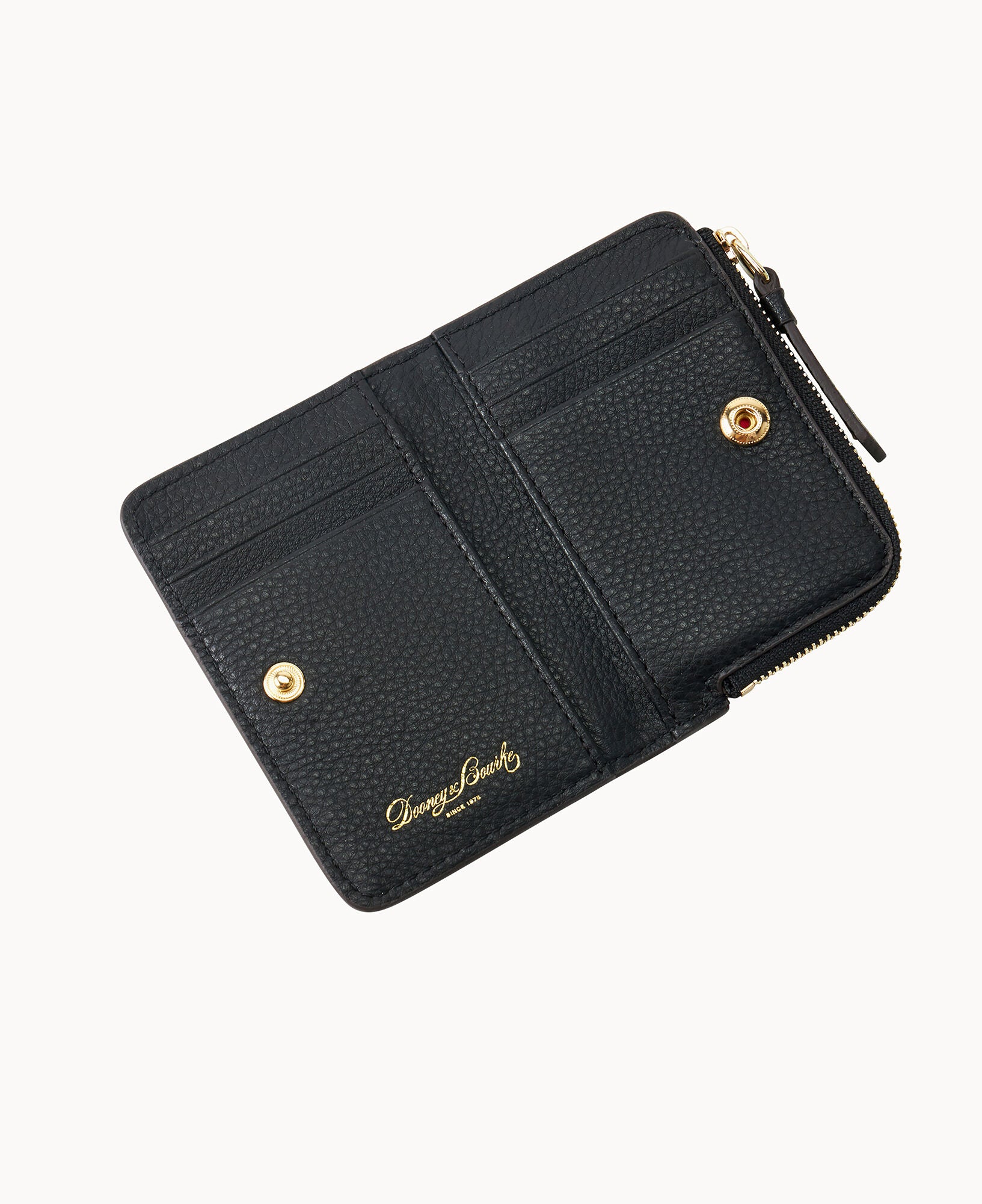 Pebble Grain Zip Credit Card Wallet 12 - Image 3