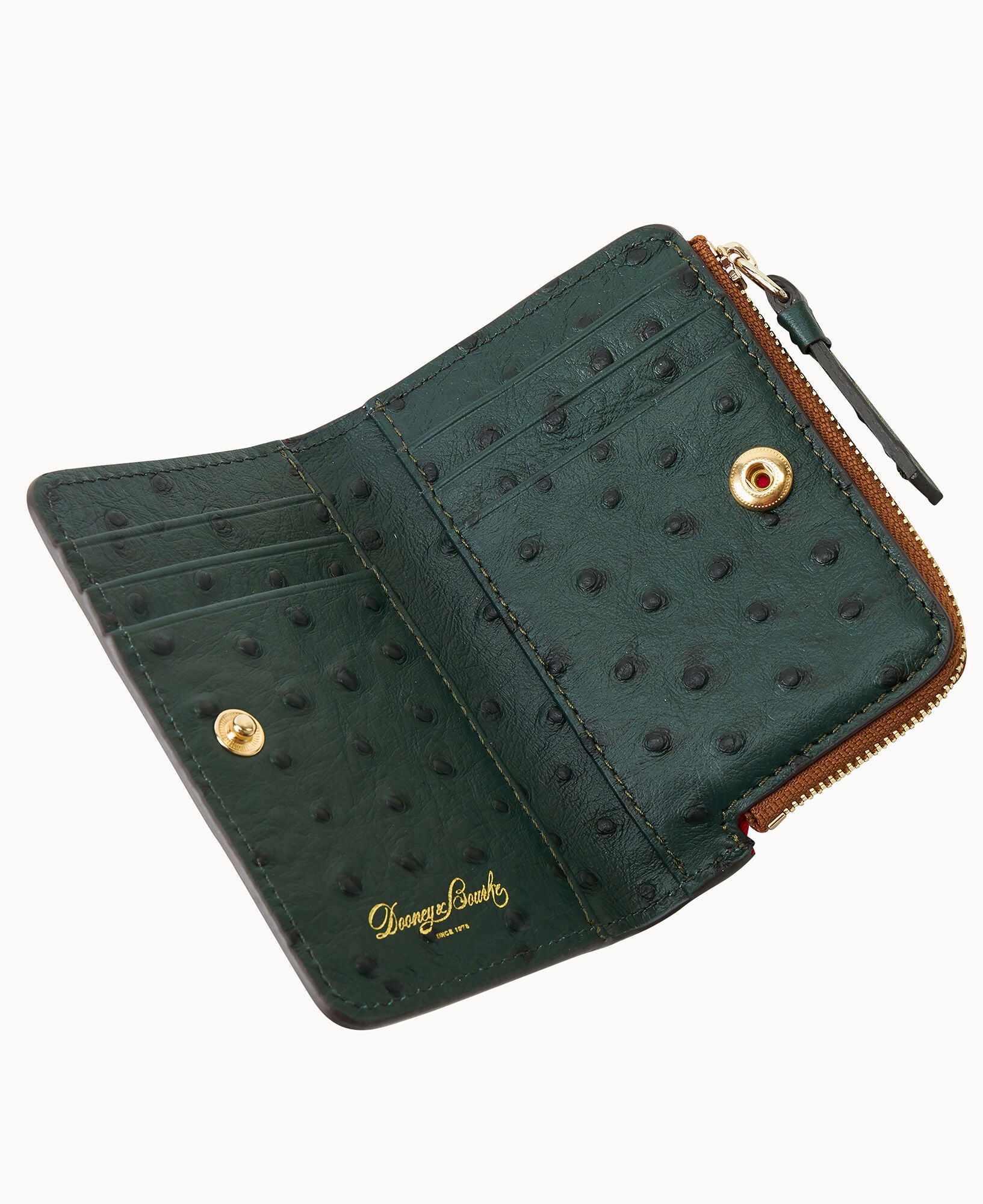 Ostrich Zip Credit Card Wallet 12 - Image 15