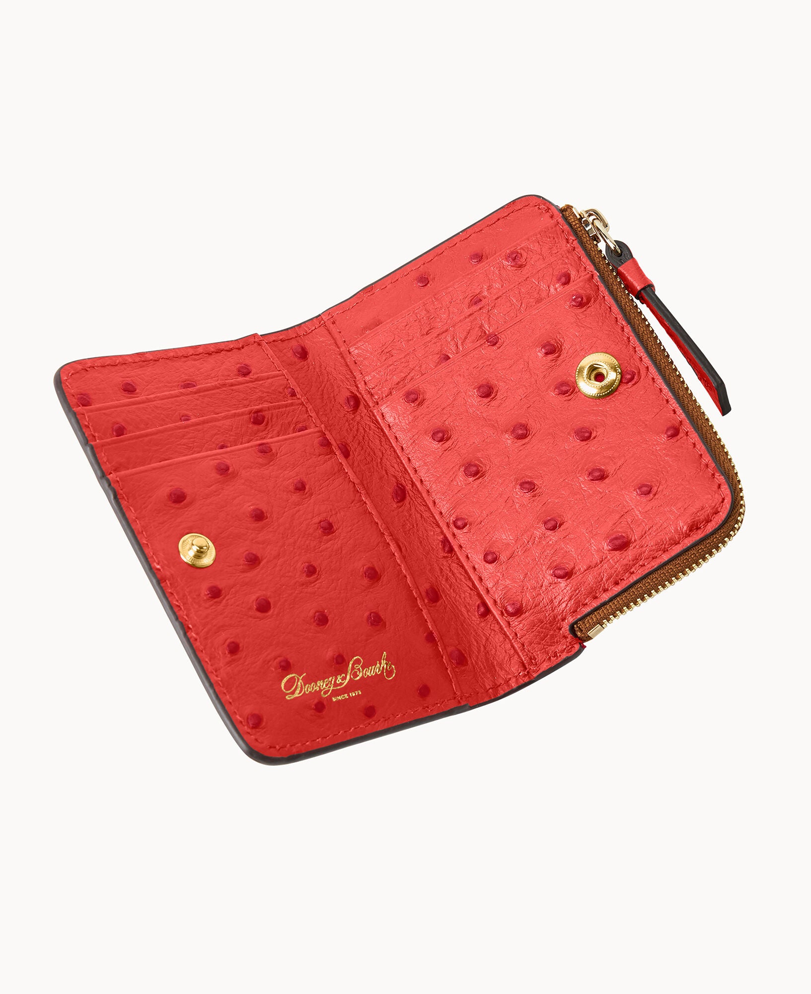 Ostrich Zip Credit Card Wallet 12 - Image 30