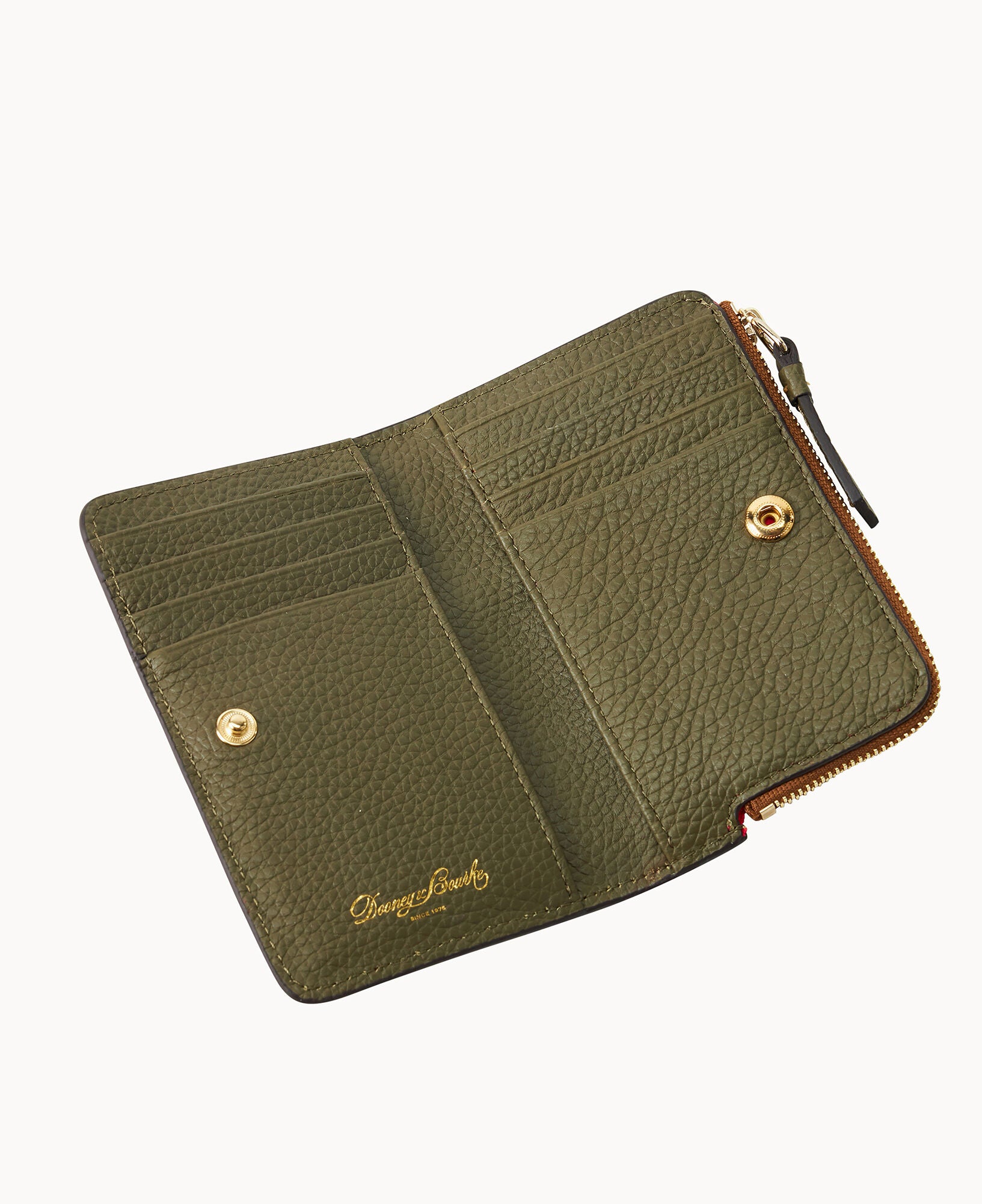 Pebble Grain Zip Credit Card Wallet 14 - Image 30