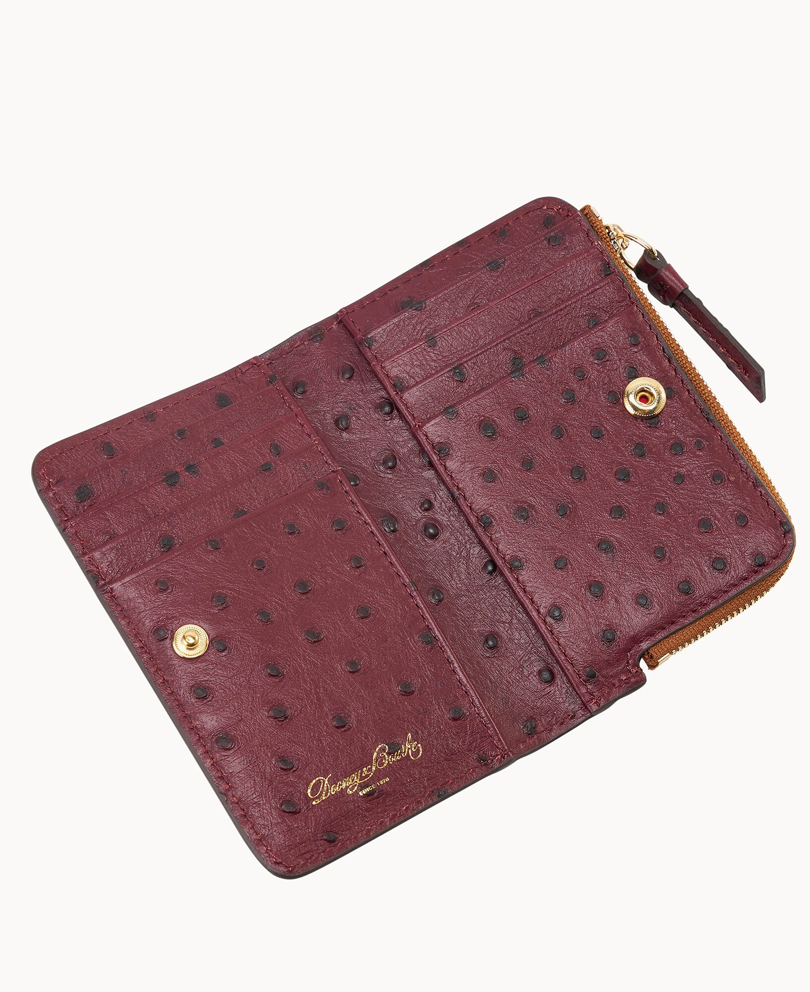 Ostrich Zip Credit Card Wallet 14 - Image 7
