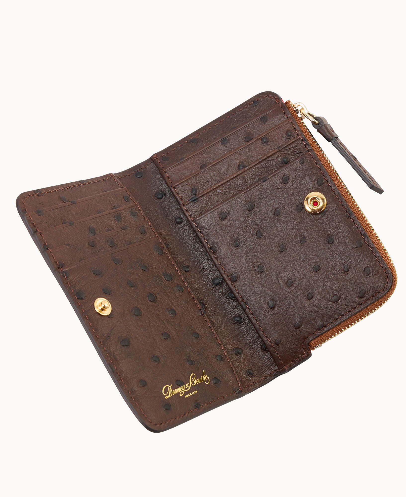 Ostrich Zip Credit Card Wallet 14 - Image 11
