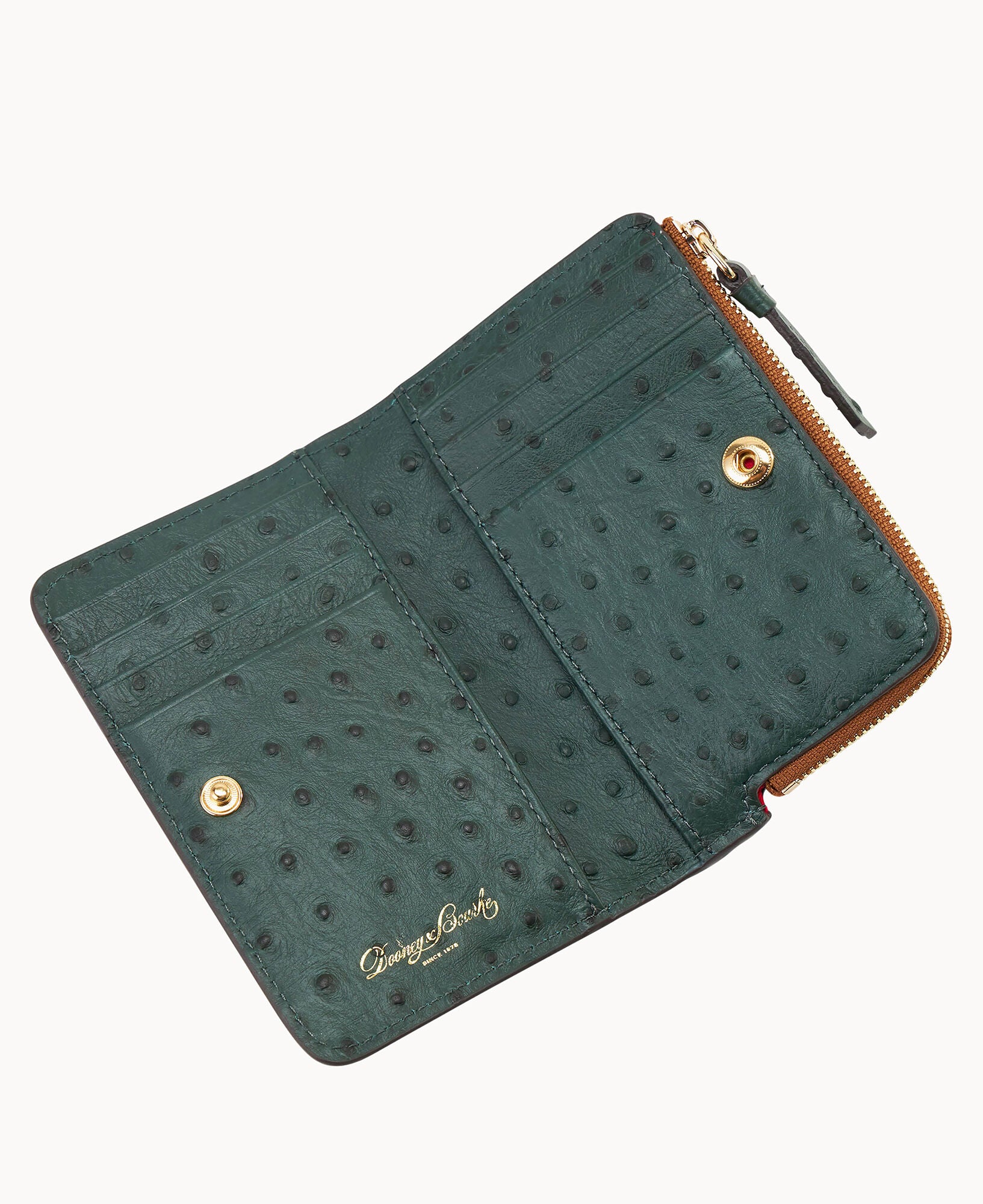 Ostrich Zip Credit Card Wallet 14 - Image 27