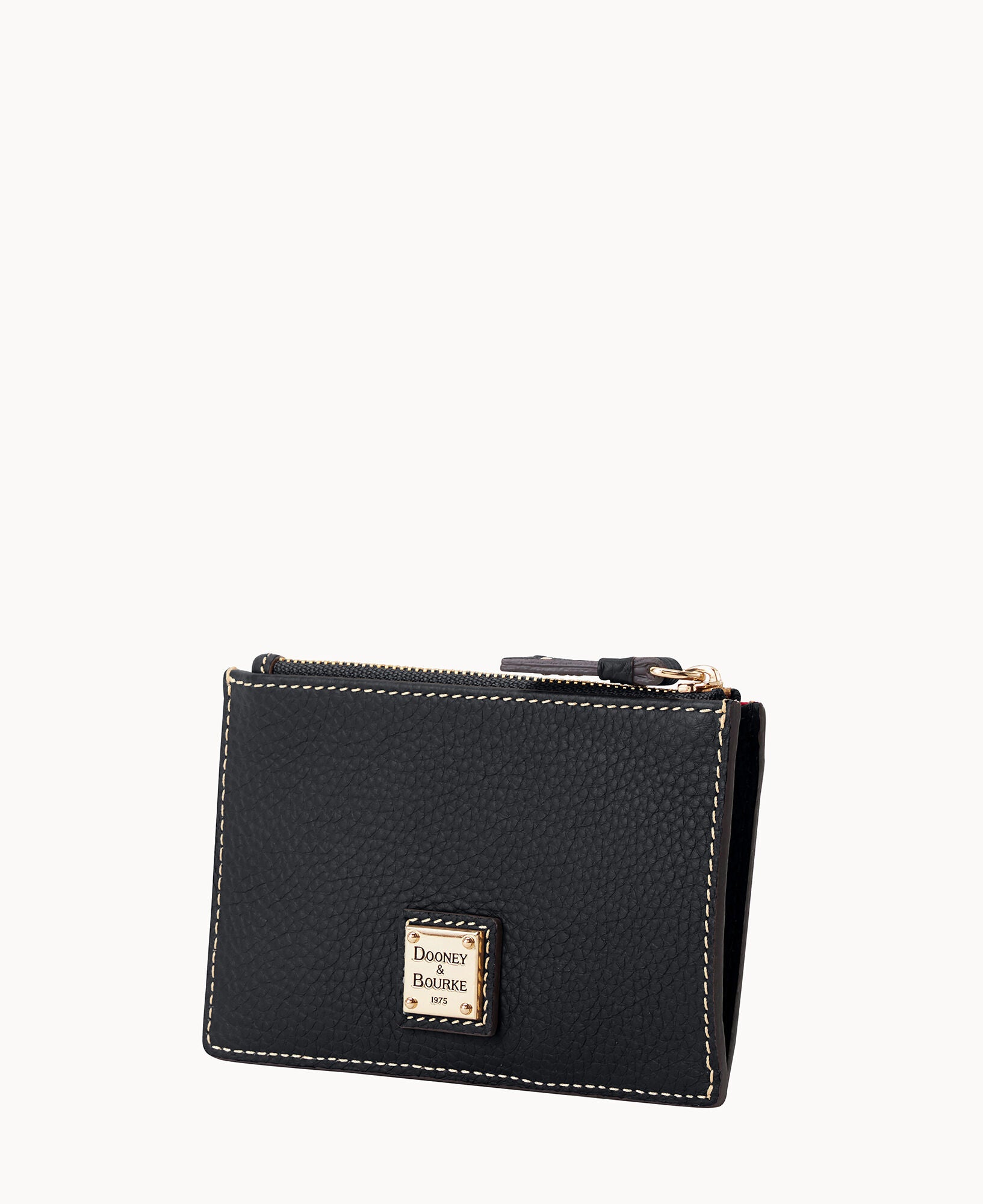 Pebble Grain Zip Credit Card Case - Image 20