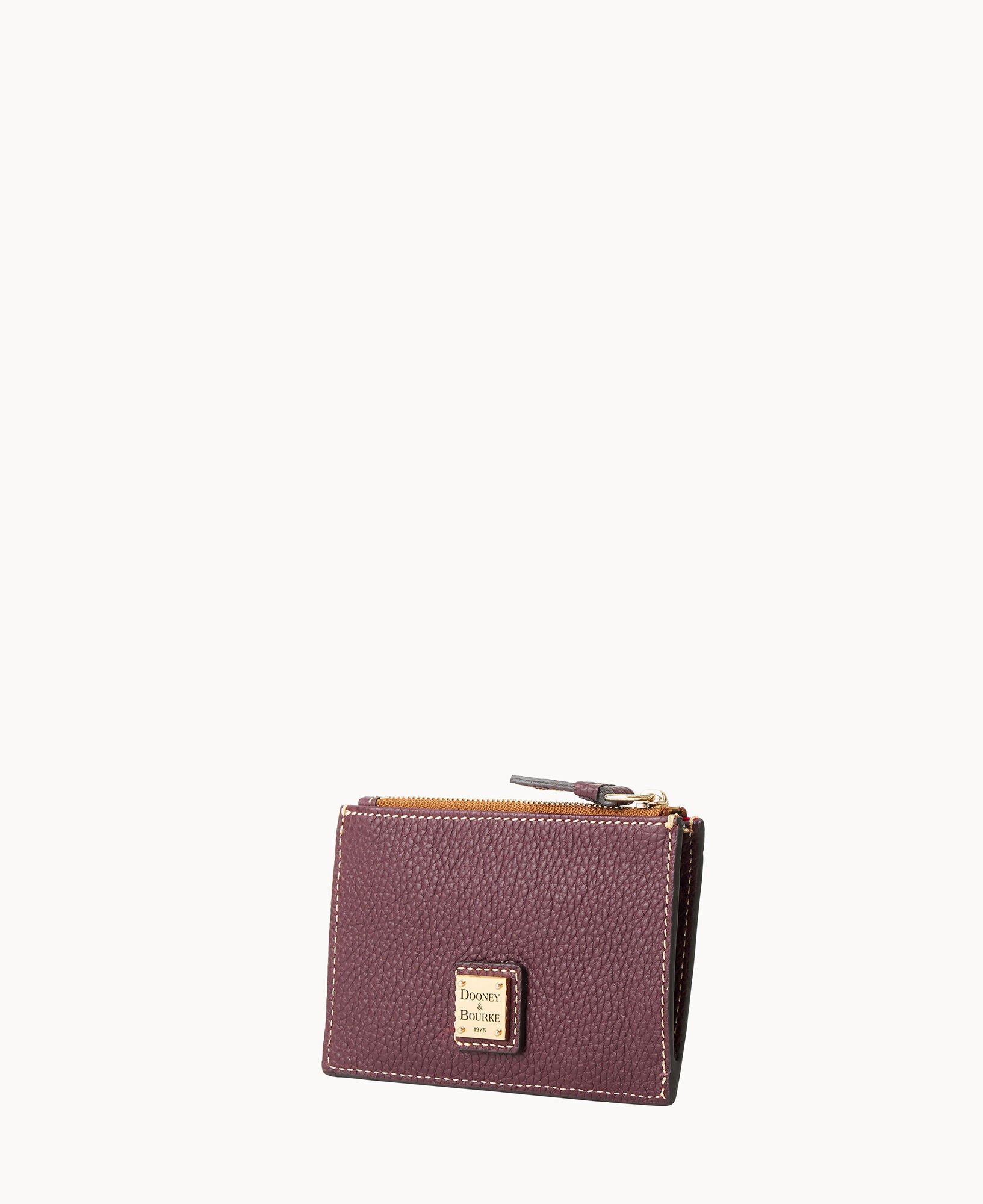 Pebble Grain Zip Credit Card Case - Image 2