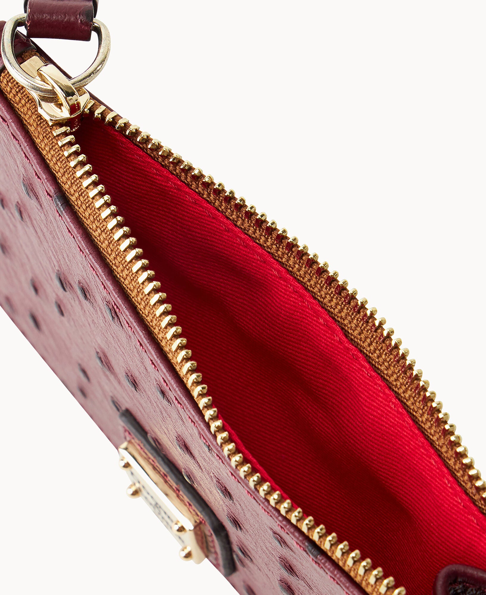 Ostrich Zip Credit Card Case - Image 6