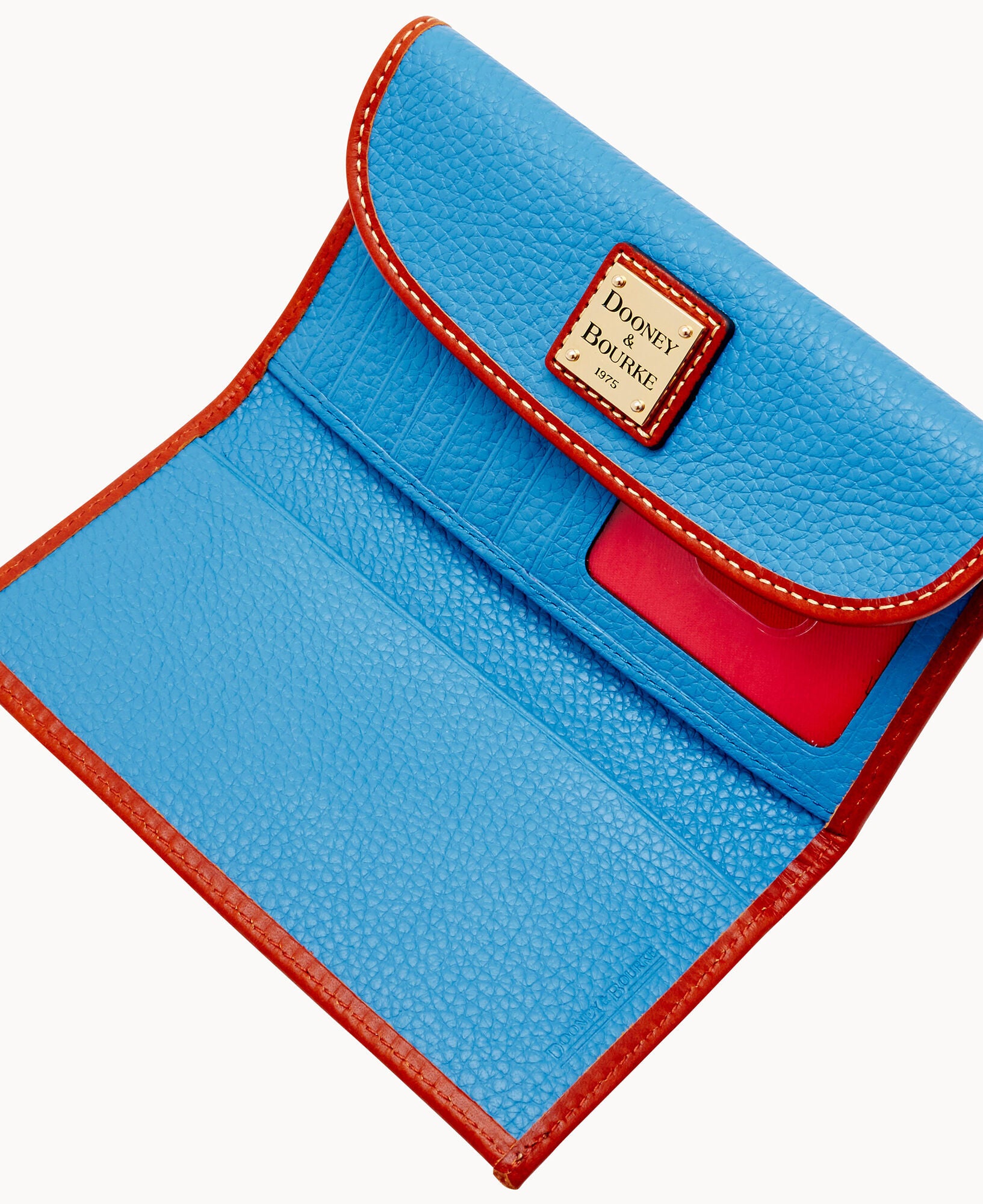 Pebble Grain Continental Clutch - Image 19