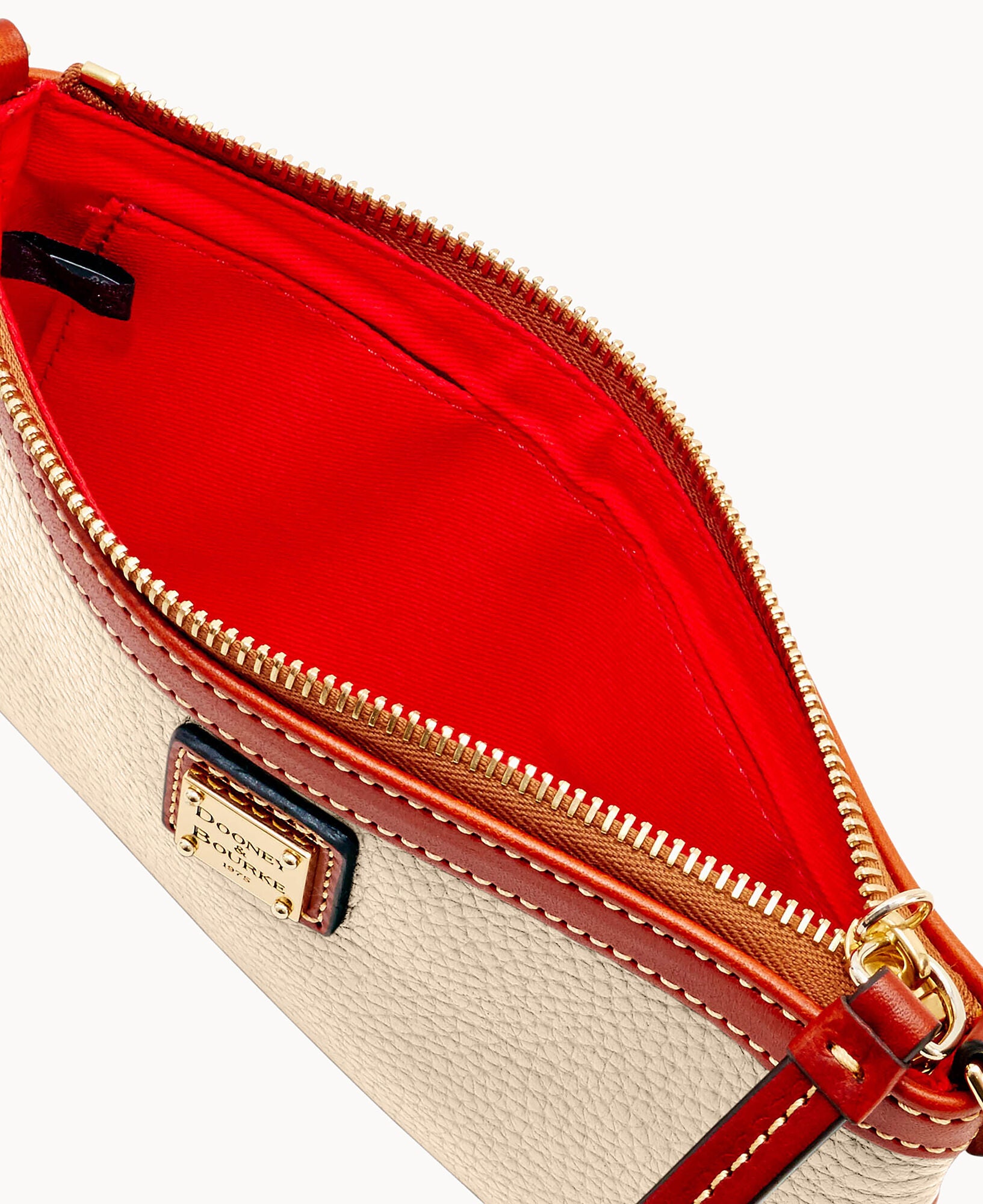 Pebble Grain Large Slim Wristlet - Image 14