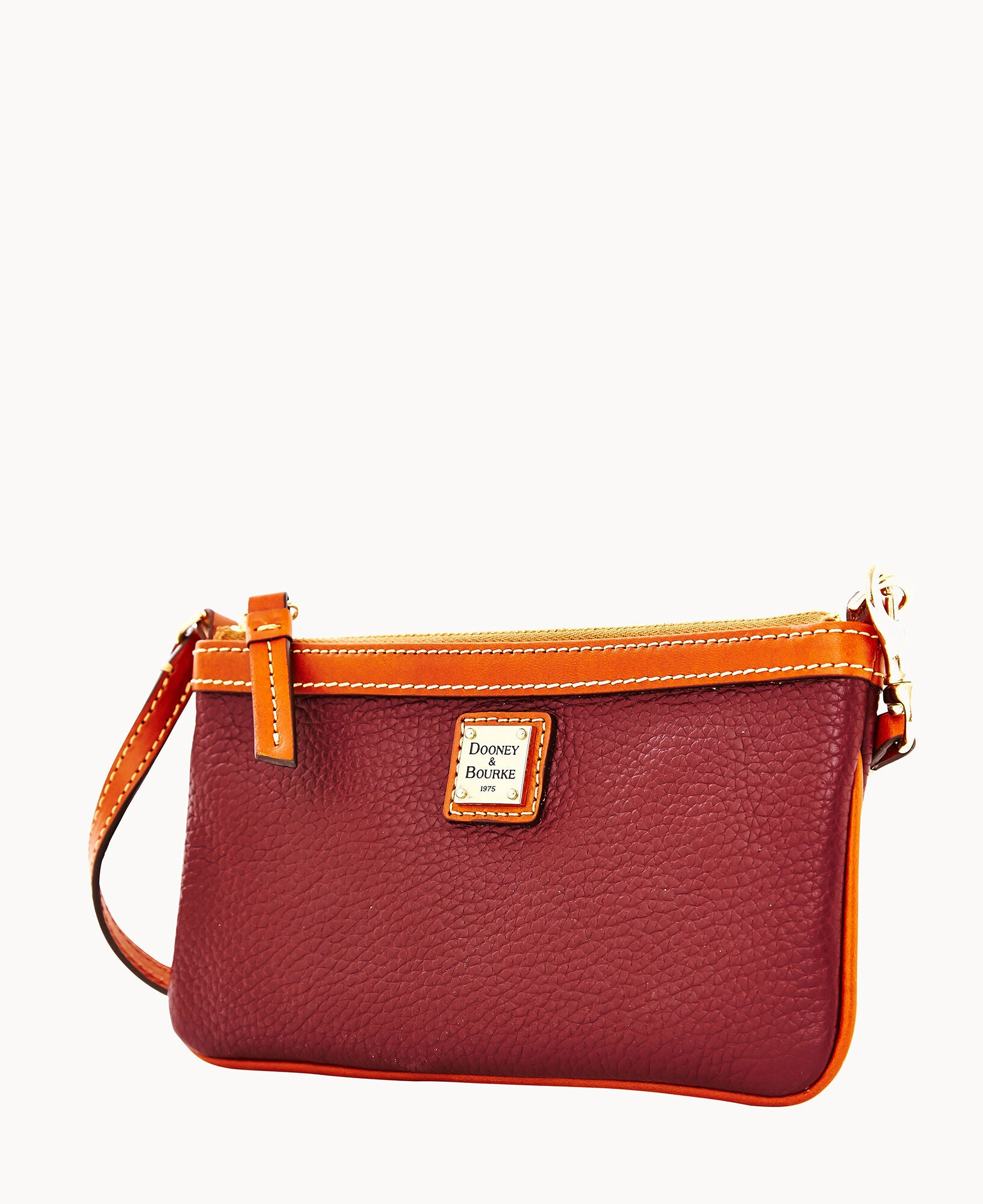 Pebble Grain Large Slim Wristlet - Image 11