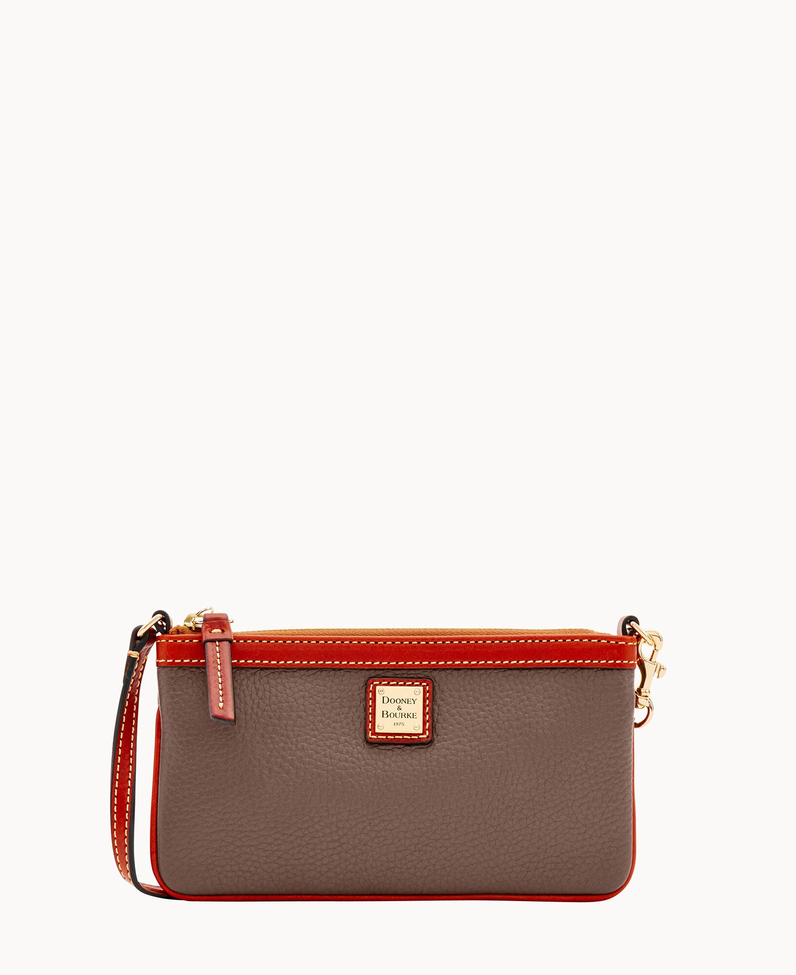 Pebble Grain Large Slim Wristlet - Image 24