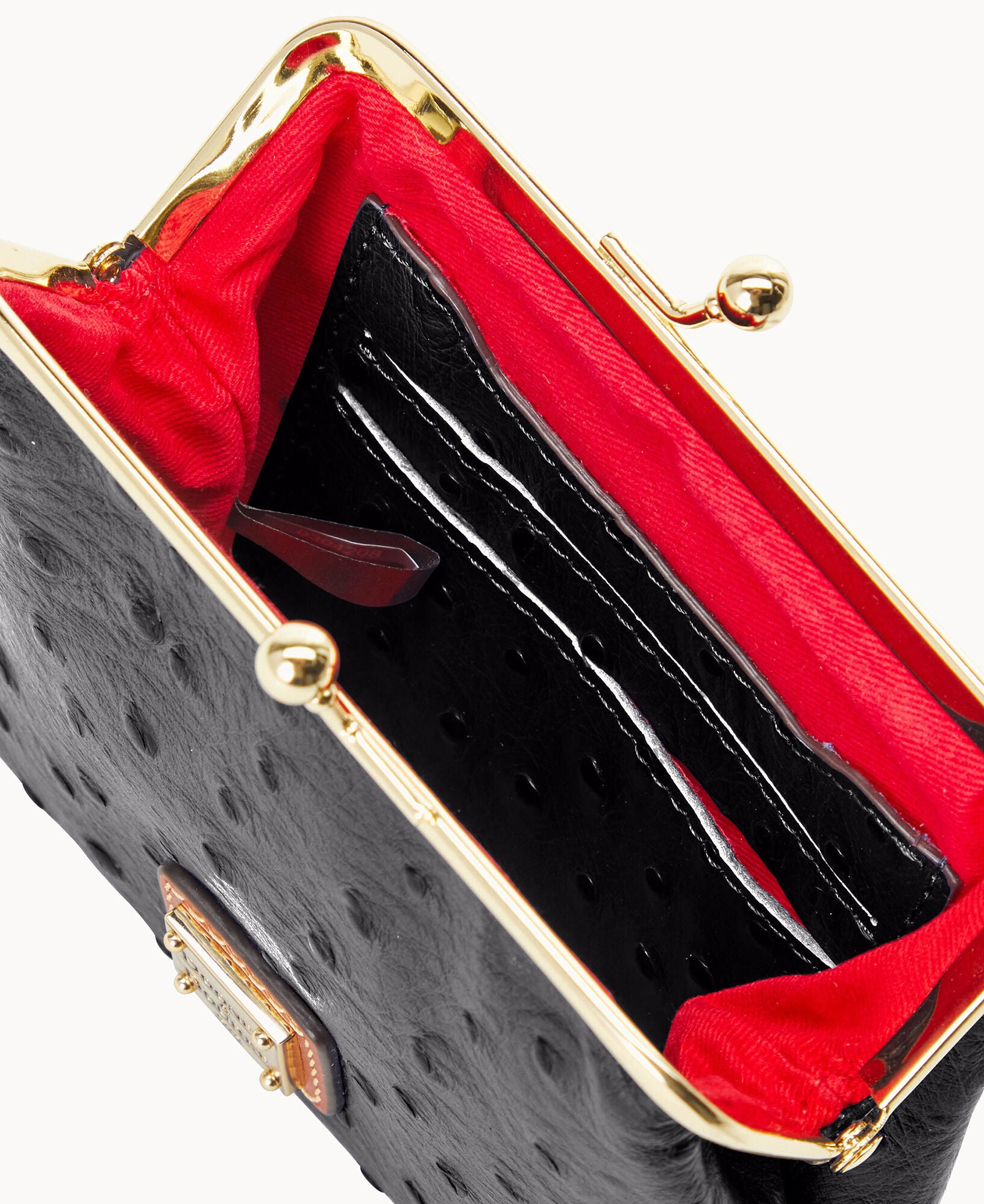 Ostrich Large Framed Purse - Image 30