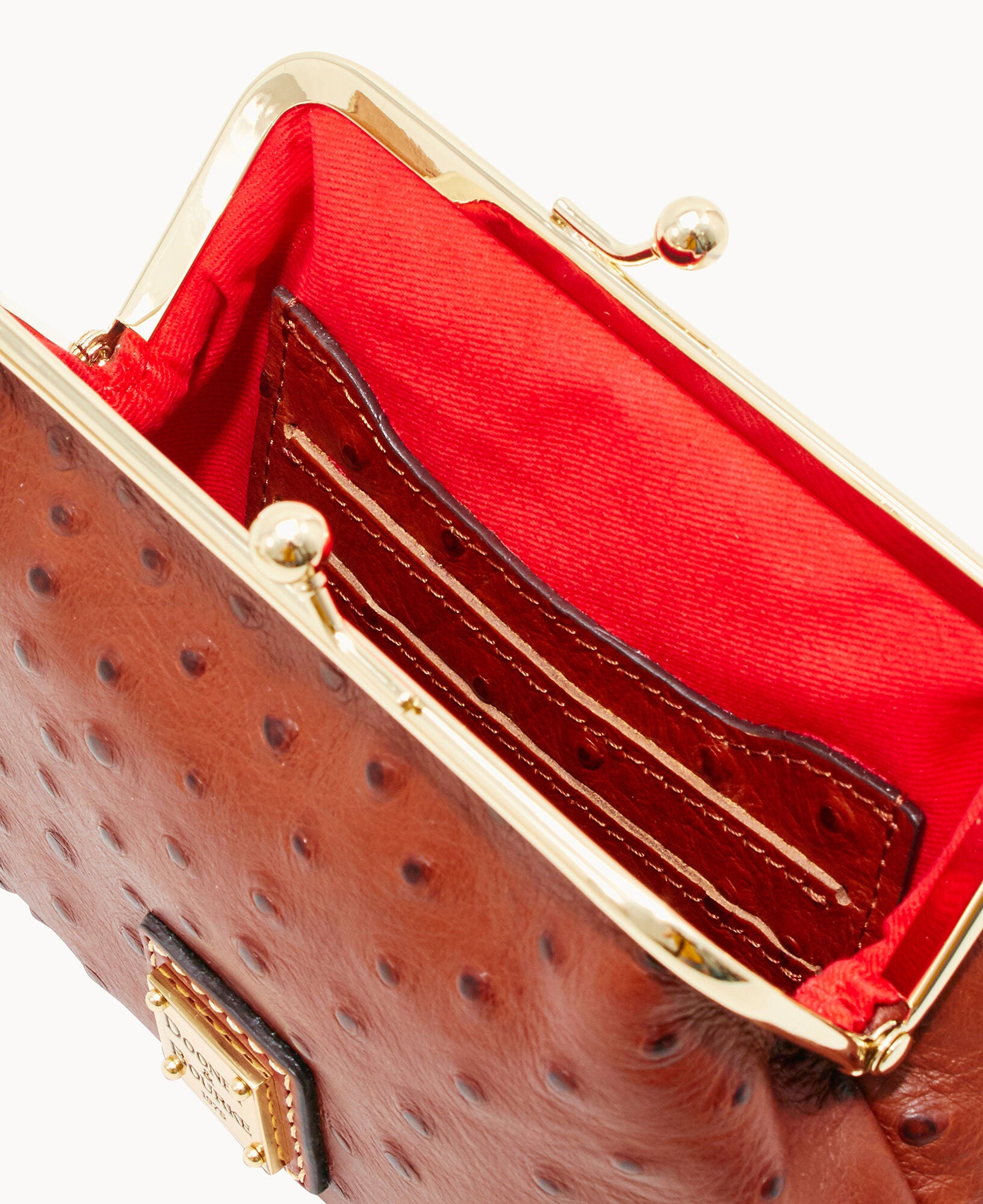 Ostrich Large Framed Purse - Image 15